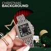 Reloj de Lujo para Mujer con Correa de Acero, Incrustaciones de Diamantes, Bisel Romano Totalmente Diamantado, Reloj Cuadrado Pequeño, Reloj de Cuarzo a la Moda, Venta al por Mayor de Relojes para Mujer, Lujo Ligero
