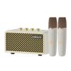 Micrófono Inalámbrico Bluetooth para Karaoke Transfronterizo Audio Todo-En-Uno Portátil para Exterior Hogar Ktv Altavoz Retro