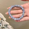 Pulsera de Perlas Irregulares Francesas Pulsera para Mujer Nicho Lujo Ligero Exquisita Moda Oro Media Pulsera Accesorios de Pulsera