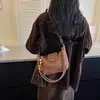 Elegante y minimalista bolso de mano pequeño tejido para mujer, nueva colección 2026, con un diseño de alta gama, lujoso y único, adecuado para llevar en el hombro, en la mano o como bolso cruzado