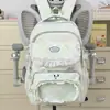 Mochila Coração Doce Macaron Estilo Coreano Estilo Ins Feminina Estudante Festa Cheia de Vitalidade Mochila de Viagem