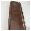 Bandeja de bambú para infusión en seco Bandeja para taza de té Mesa de té Bandeja color nogal Bandeja rectangular para té Bandeja de comedor Bandeja para frutas secas Mesa de té retro