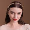Faixa de strass acessórios de penteado coreano tiara coroa de diamante temperamento atacado