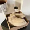 Botas de Nieve Henan Sangpo Suela Gruesa 3cm Botines Mini Cortos 20667