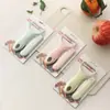 Juego de Dos Piezas de Cuchillo para Fruta y Pelador, Cuchillo Plegable Multifuncional, Herramienta para Pelar, Raspador de Melón, Raspador de Fruta