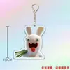 Bebida de Verano Gato Lindo Dibujo Animado Llavero Acrílico Colgante Creativo para Mochila Regalo para Pareja Decoración Casual