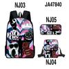 Fuga do Portão: Mochila Escolar, Mochila, Bolsa de Ombro, Estojo, Conjunto de Três Peças