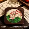 Patrón DIY Dunguang para el Año del Caballo, Kit de Materiales para Posavasos de Pintura Esmaltada, Regalo Hecho a Mano de Cloisonné Patrimonio Cultural Inmaterial