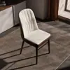 Silla Minimalista Moderna de Lujo Ligero, Silla de Comedor para Hotel, Taburete con Respaldo para Casa de Alquiler, Silla Suave para Ocio en Casa y Mahjong