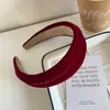 Diadema Retro de Terciopelo Ancho, Accesorios para el Cabello de Moda para Niña, Elegante, para Cabello sin Estirar, Diadema Alta para Mujer