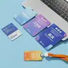 Permissão de Trabalho em PVC Cartão de Funcionário de Empresa de Plástico Personalizado Cartão de Visitante Cartão de Representante Cartão de Participação Lanyard Personalizado para Fabricação