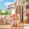 Nuevo llavero de disco de bola de rompecabezas para aliviar el estrés, lindo juguete de panda de dibujos animados para aliviar el estrés, colgante para mochila de estudiante