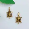 Accesorios de Joyería Colgante de Tortuga Colorida DIY Transfronterizos Colgante de Pulsera Aleación Accesorios de Gota de Aceite Pendientes Colgantes