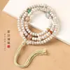 Pulsera de múltiples vueltas de semilla original de Bodhi Xingyue natural con cuentas mixtas pulsera de Bodhi Wenwan moda nacional retro artístico pulsera Wenwan