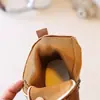 Zapatos para Niños 2026 Otoño/Invierno Nuevo Modelo Botas para Niños Superficie Suave para Bebé Suela Suave Botas Martin Estilo Británico de Caña Alta Botines