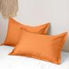 Funda de Almohada Sobre Color Sólido Individual Dormitorio de Estudiante Lijado Cómodo Transpirable Transfronterizo Funda de Almohada Funda de Almohada Hotel