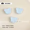 Accesorios para Joyería DIY Oso Lindo de Acrílico con Agujero Recto Botones Cuentas Tocado Hecho a Mano Accesorios DIY Accesorios Colgantes