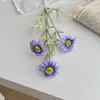 Flor Artificial Pequena Margarida Flor Artificial Pequeno Crisântemo Selvagem Cosmos Decoração de Casa Sala de Estar Decoração de Mesa Adereços de Fotografia
