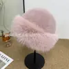 Chapéu Mongol Estilo Novo 2026 para Mulheres, À Prova de Vento para Outono e Inverno, Pelúcia Espessa de Pelo Sintético de Vison, Quente, Moderno, Versátil, Transfronteiriço
