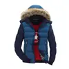 Abrigo de Algodón Cálido con Cuello de Lana con Capucha para Hombre Venta Rápida Tongya Esas Fuentes Moda Casual para Hombre Ropa de Comercio Electrónico Transfronterizo