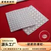 Almofadas anti-colisão transparentes de silicone autoadesivas, adesivos anti-colisão para casa, almofadas silenciosas antiderrapantes absorventes de choque, pontos adesivos que não deixam marcas