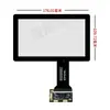 Tela Touch Capacitiva de Painel Plano 7 polegadas com Interface I2C/Usb, Chip Yili, Tela Capacitiva Multi-Touch de Grau Industrial e Militar