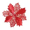 Material de PVC Seleccionado Cuidadosamente Serie de Flores Navideñas Tapetes Aislantes de Calor para Mesa de Comedor Temática Navideña, Tapetes para Ollas, Tapetes para Tazas, Tapetes para Té y Vajilla