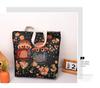 Bolsa Tote Estilo Étnico para o Dia a Dia Nova Bordado Jacquard Dourado Dupla Face Bolsa de Ombro Casal Elefante Coelho
