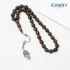 Novo Modelo 33 Contas Tasbih Pulseira de Contas de Oração do Oriente Médio Fábrica Pingente de Cinco Dedos Pulseira de Contas de Oração de Acrílico