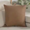 Lino Engrosado Doble Cara Color Sólido Simple Almohada Grande de Tiro Cubierta de Respaldo para Ventana de Bahía Oficina Dormitorio Sala de Estar Sofá Coche Soporte Lumbar