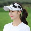 Chapéu com Mudança de Preço Novo Chapéu de Sol para Exterior Estilo K Esportivo Ins Chapéu de Sol Feminino Tendência para Corrida Boné de Baseball com Topo Vazio