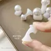 Nuevo separador de dedos de silicona con perlas estilo japonés, divisor suave de dedos, herramienta para pedicura de salón de uñas al por mayor
