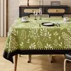 Toalha de Mesa Estilo Americano, Impermeável e à Prova de Óleo, Não Precisa Lavar, Novo Modelo 2026, Luxo Leve, Atmosfera de Alto Padrão, Toalha de Mesa para Mesa de Jantar Estilo Retrô Pastoral