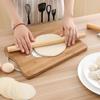 Rodillo de madera maciza para amasar masa, palito para masa, piel de masa, para hacer dumplings, pizza, pastel, palito para amasar, para hacer piel de dumpling, buen ayudante