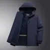 Dropshipping Transfronterizo Chaqueta Exterior para Hombre Tk Primavera y Otoño, Holgada Casual Secado Rápido Talla Grande Montañismo Impermeable Cortavientos