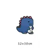 Insignia de pin de dinosaurio lindo dibujos animados triceratops pterosaurio estegosaurio accesorios para ropa broche decoración para mochila de estudiante