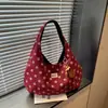 Bolso de Lunares Estilo Coreano para Mujer 2026 Nuevo Gran Capacidad Bolso de Hombro Versátil Bolso Tote para el Trabajo Bolso Casual para Mujer