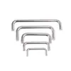 Acero Inoxidable 304 Mango Soldado Mango Sólido de Elevación Soldadura Industrial Manija de Puerta de Gabinete Metálico Mango en Forma de U Tamaño del Mango