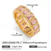 Jieding Joyería Estilo Europeo y Americano Anillo de Acero de Titanio en Forma de Corazón para Mujer, Joyería de Acero Inoxidable de Lujo de Gama Alta que No se Desvanece