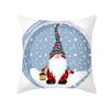 Funda de almohada navideña estampada con dibujos animados transfronterizos, terciopelo piel de durazno, almohada de deseos de Papá Noel, almohada para el hogar, sofá