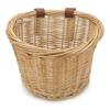 Amazon rattan bicicleta cesta cesta dianteira vime carro elétrico cesta equilíbrio carro quadro dianteiro brinquedo lanche cesta de armazenamento