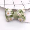 Almohada con lazo floral de algodón, tela fresca y pequeña, accesorios para el cabello, ropa, zapatos y calcetines, fundas de teléfono, etc.