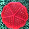 Aproveite Molde de Waffle de Silicone em Forma de Coração de 5 Peças, Forma de Bolo de Silicone, Forma de Bolo Xadrez, Forma Belga em Forma de Coração