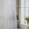 Cortina de Ducha Eva Transfronteriza Tela Impermeable Cortina de Baño Engrosada Resistente a la Humedad Dormitorio Sin Taladro Cortina de Ducha Transparente Amazon