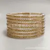 Populares pulseiras de cristal de tubo de silicone europeias e americanas, pulseiras de gelatina de 7 camadas, venda direta do fabricante, entrega imediata