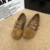 Sapatinhos de Couro para Meninas 2026 Outono Novo Estilo Versão Coreana Sapatos de Princesa para Menininhas Estilo Britânico Retro Sapatos Casuais para Bebês e Crianças Pequenas