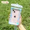 Bolsa impermeable para teléfono móvil de exterior, animal de dibujos animados, PVC transparente sellado, bolsa impermeable, funda impermeable para teléfono móvil para drifting y cámara