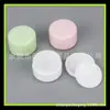Frasco de creme transparente 20g Frasco redondo de PP Frasco secundário para cosméticos Frasco pequeno para amostra de teste Frasco para pomada