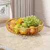 2026 Nuevo Modelo Charola de Frutas para Mesa de Café de Sala, Estante de Bocadillos de Múltiples Niveles, Canasta de Frutas Exquisita de Alta Gama para el Año Nuevo