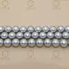 4/6/8/10mm K9 Boutique Imitação Shijia Cristal Concha Contas Fio Pérola de Vidro Redondo Colar Acessórios Semi-Acabados